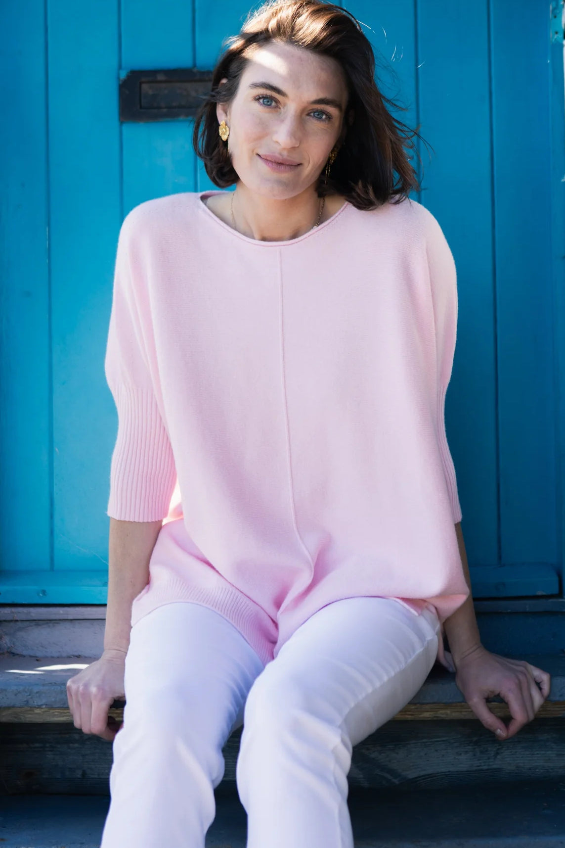 Chelsea jumper, baby pink