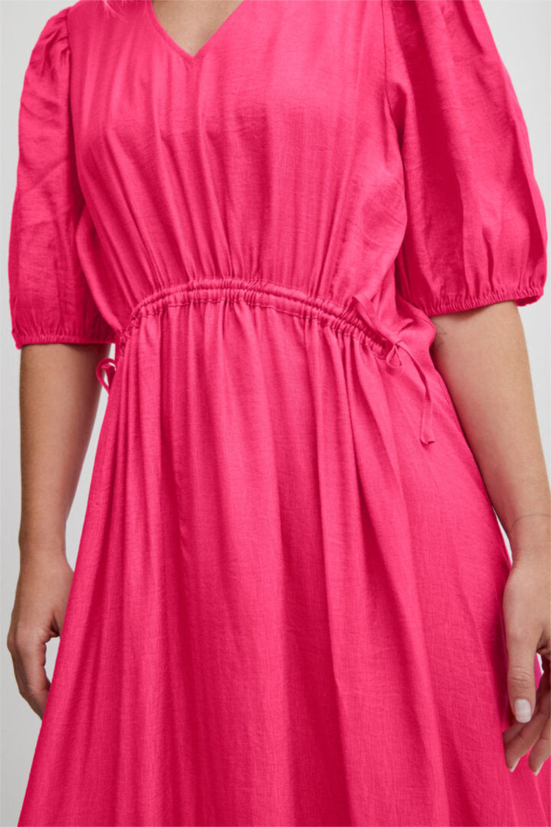 Margot dress, pink yarrow
