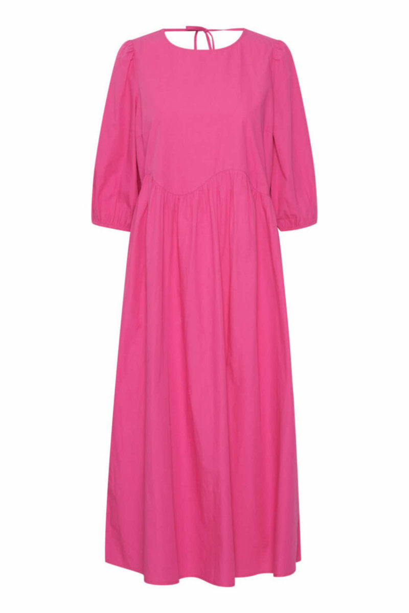 Isusu dress, raspberry