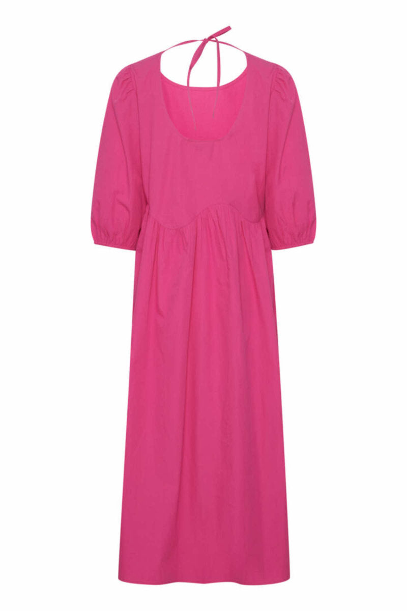 Isusu dress, raspberry