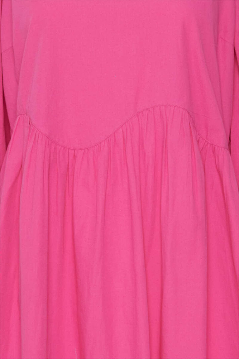 Isusu dress, raspberry