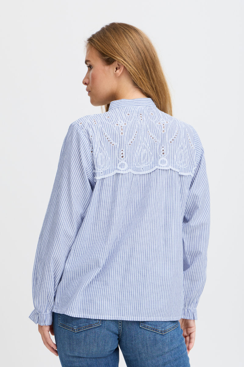 Lydia shirt, powder blue