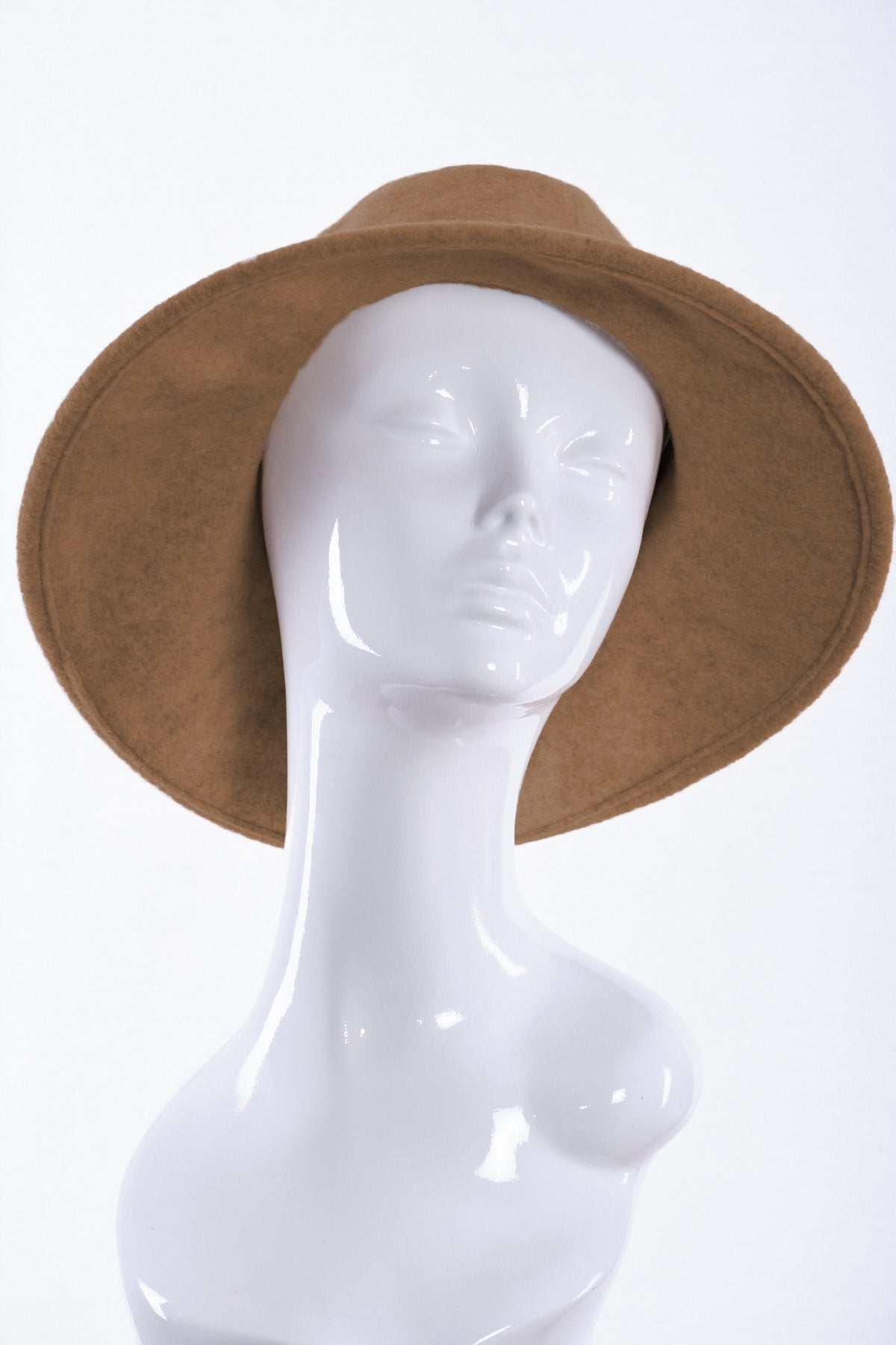 Merino wool fold flat hat