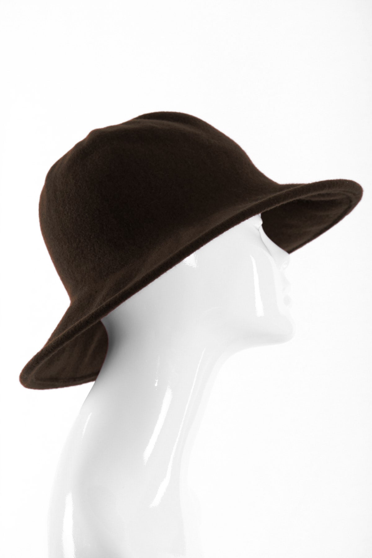 Merino wool fold flat hat