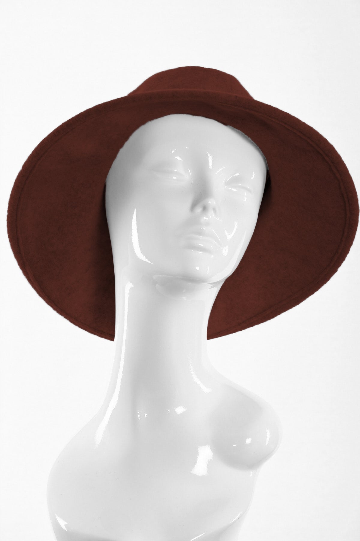 Merino wool fold flat hat