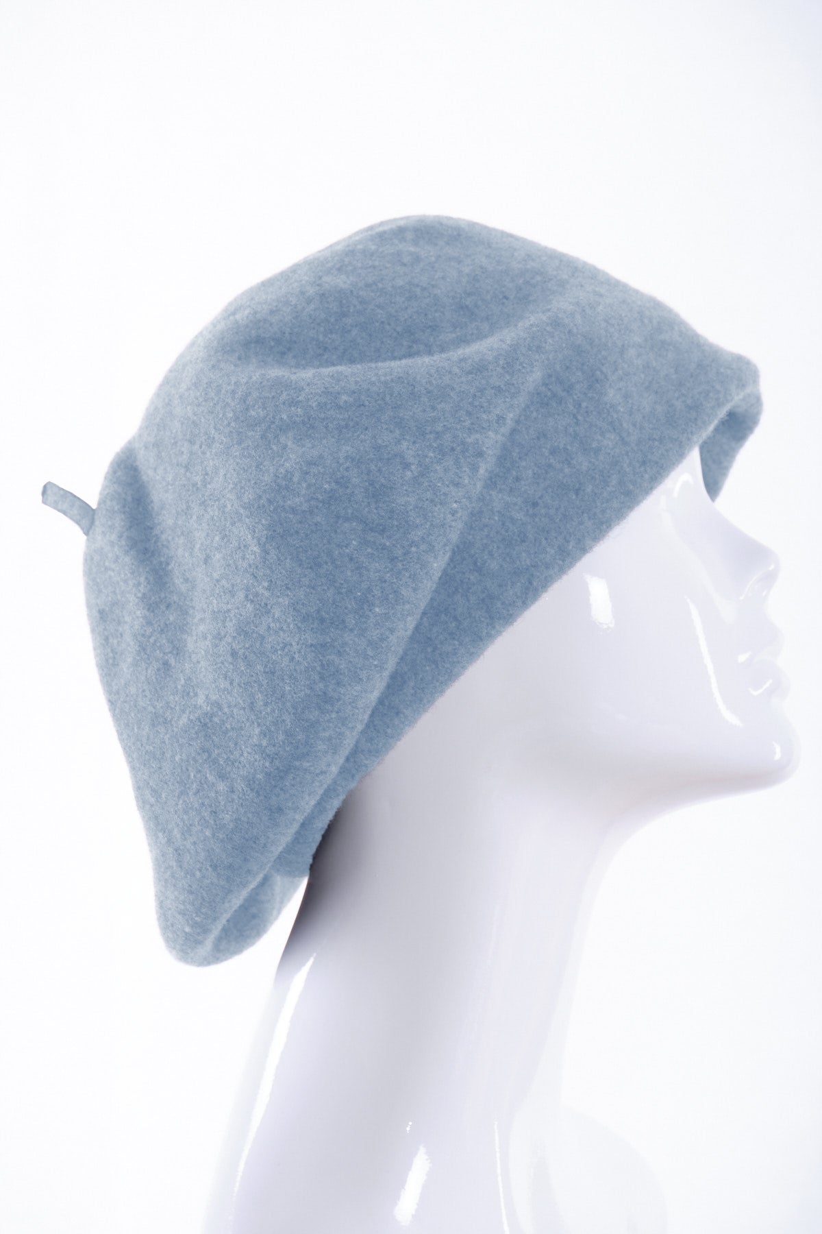 Merino wool roll up beret