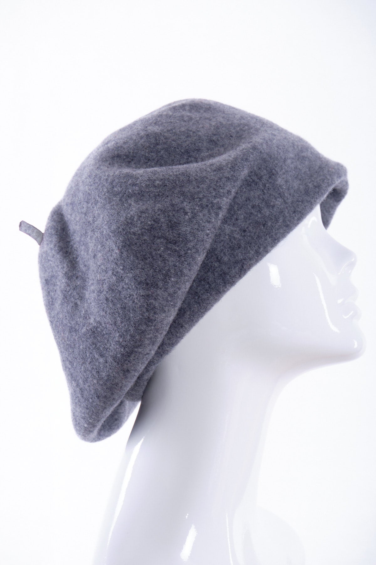 Merino wool roll up beret