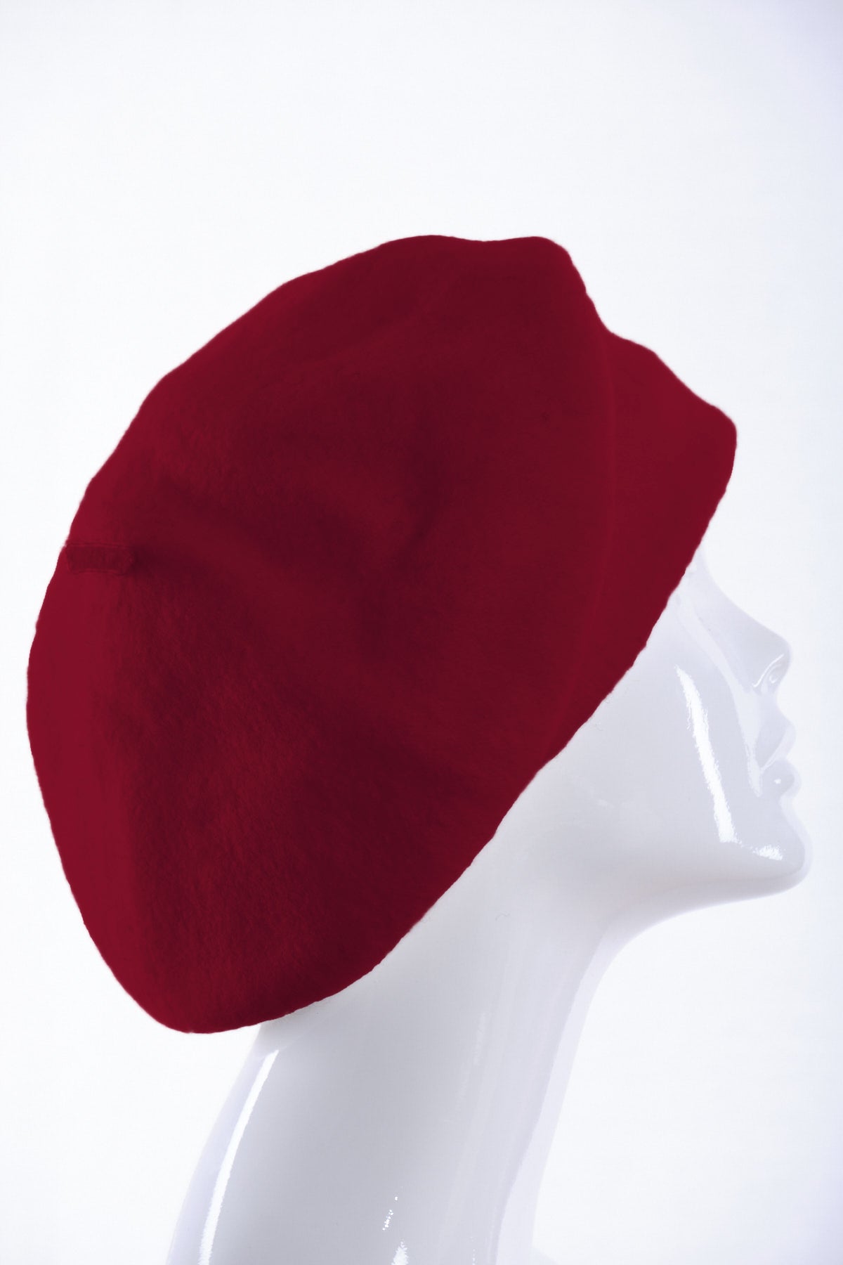 Merino wool roll up beret