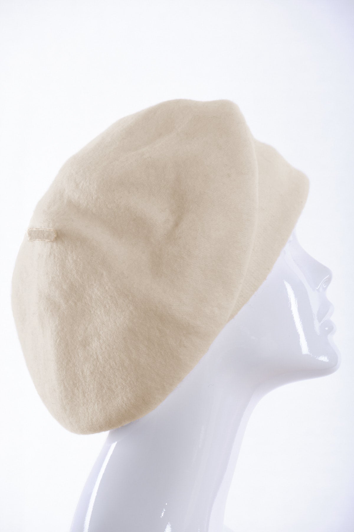 Merino wool roll up beret