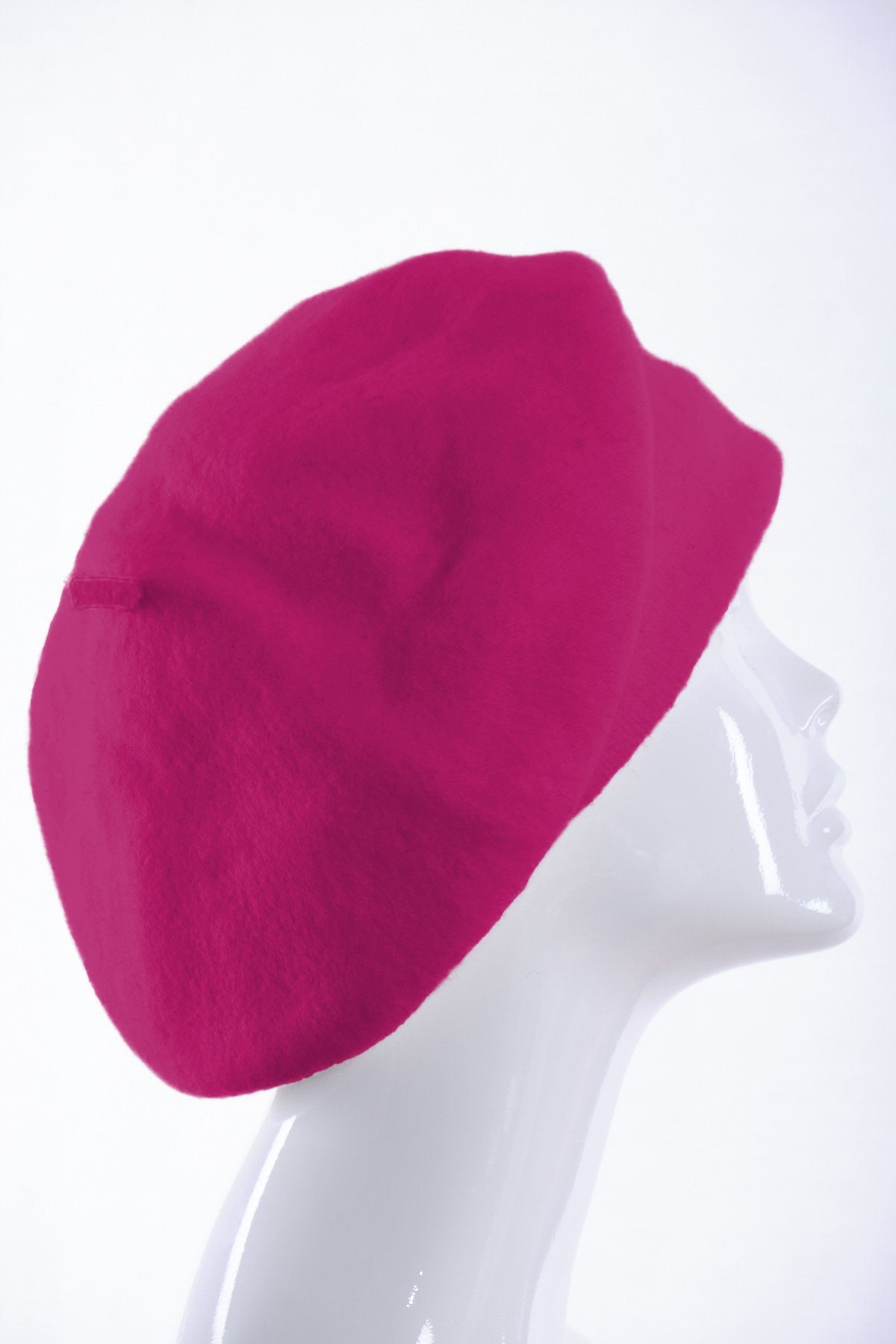 Merino wool roll up beret