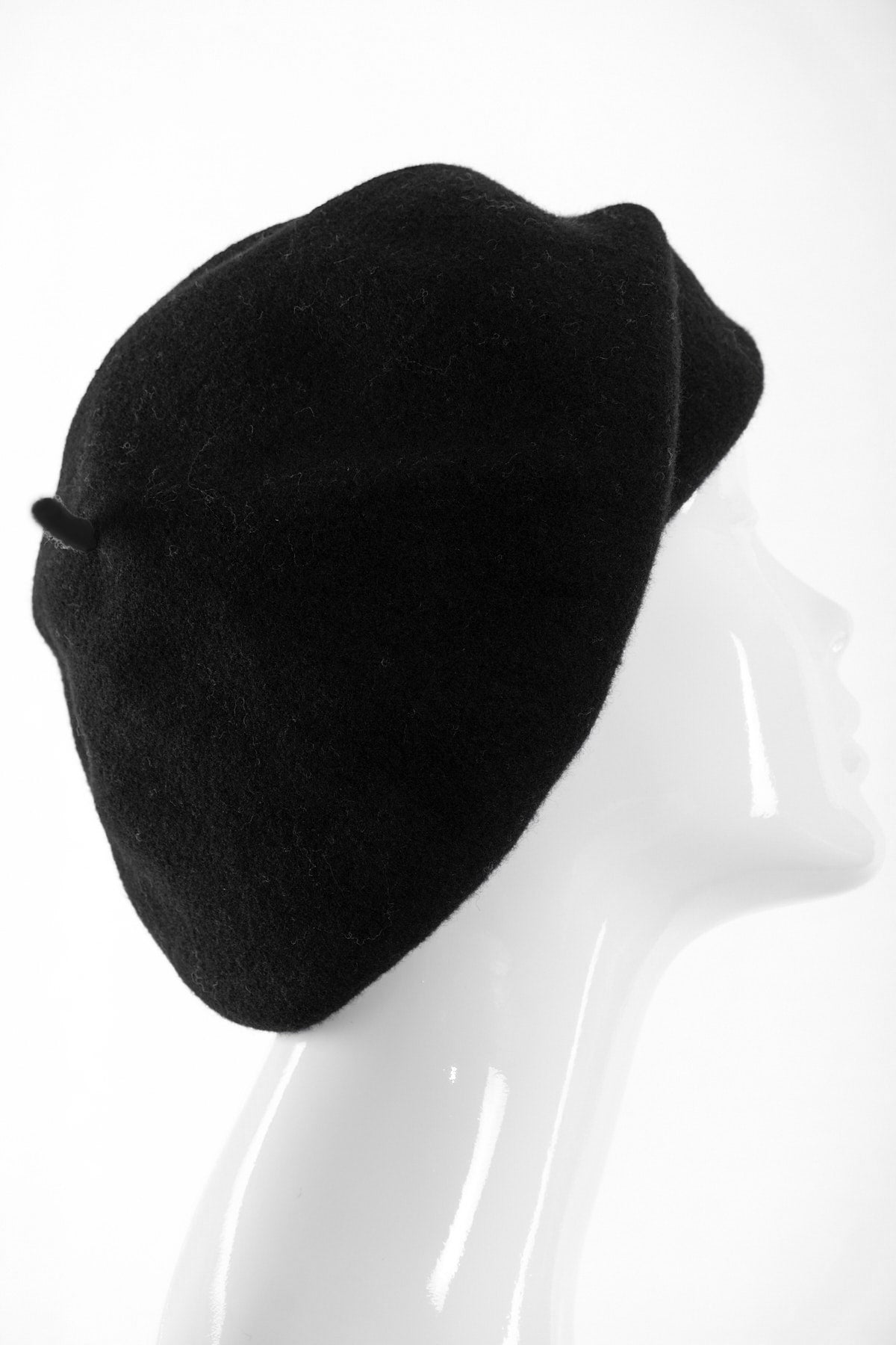 Merino wool roll up beret