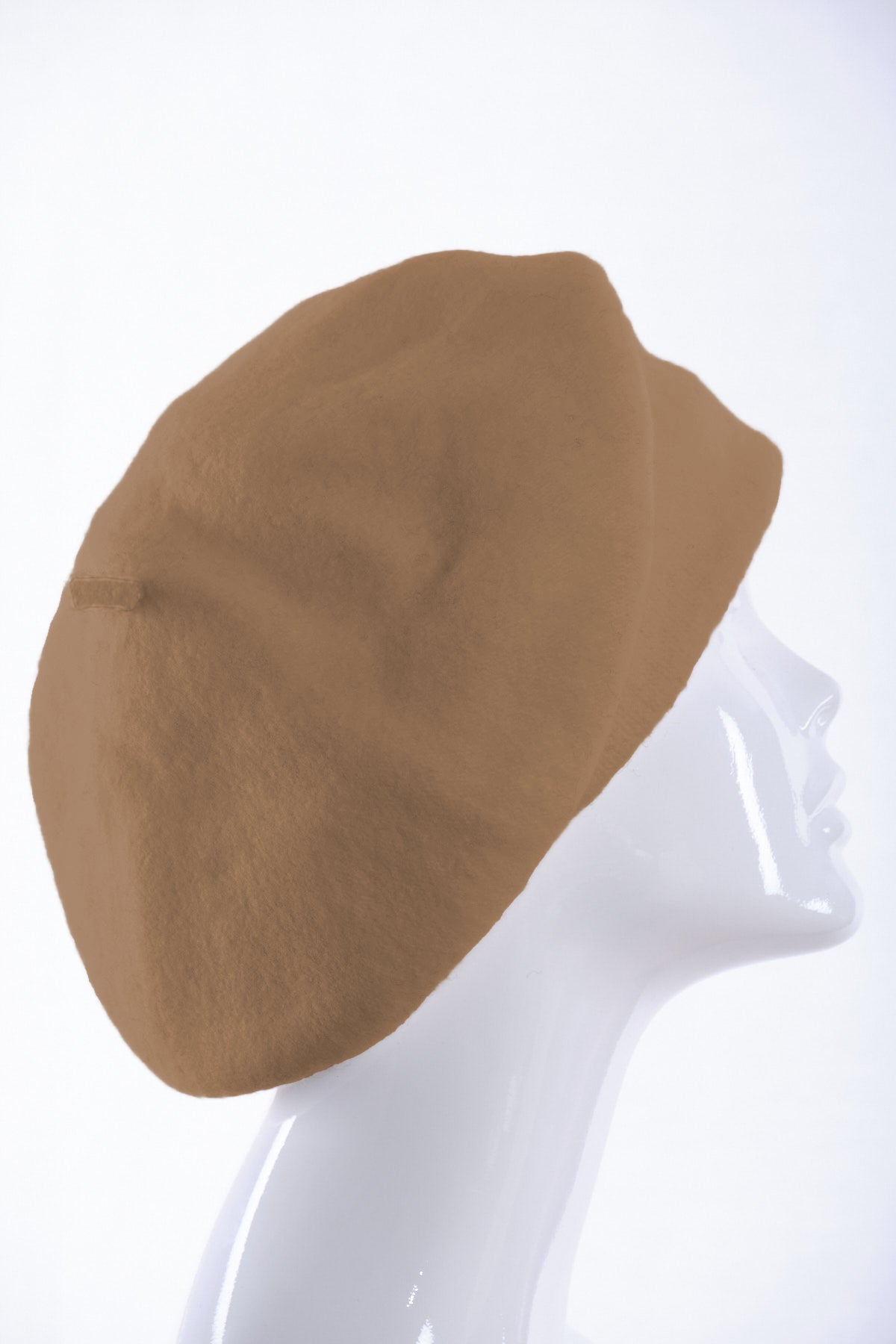 Merino wool roll up beret