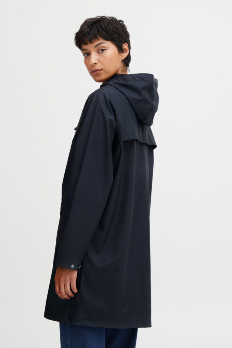 Tazi raincoat, dark navy
