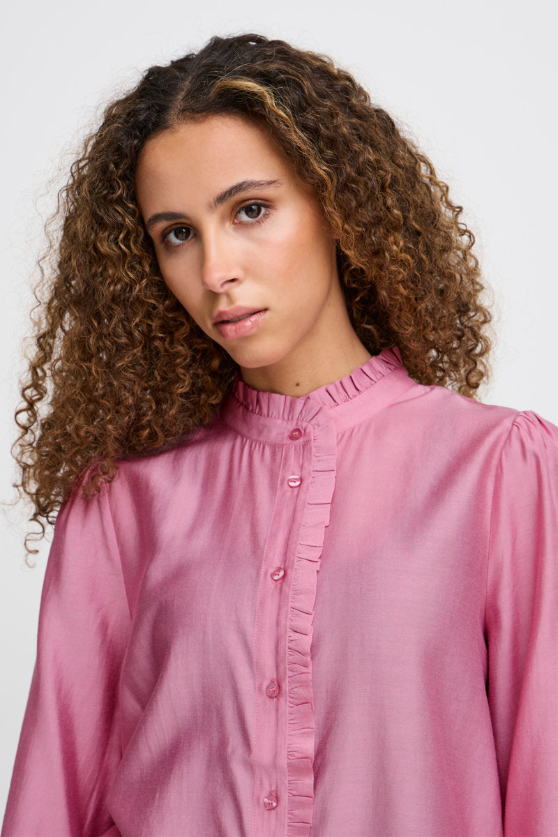 Karlani blouse, antique rose