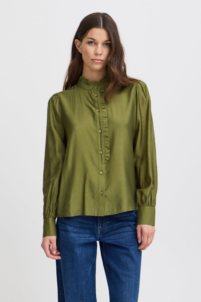 Karlani blouse, kiwi