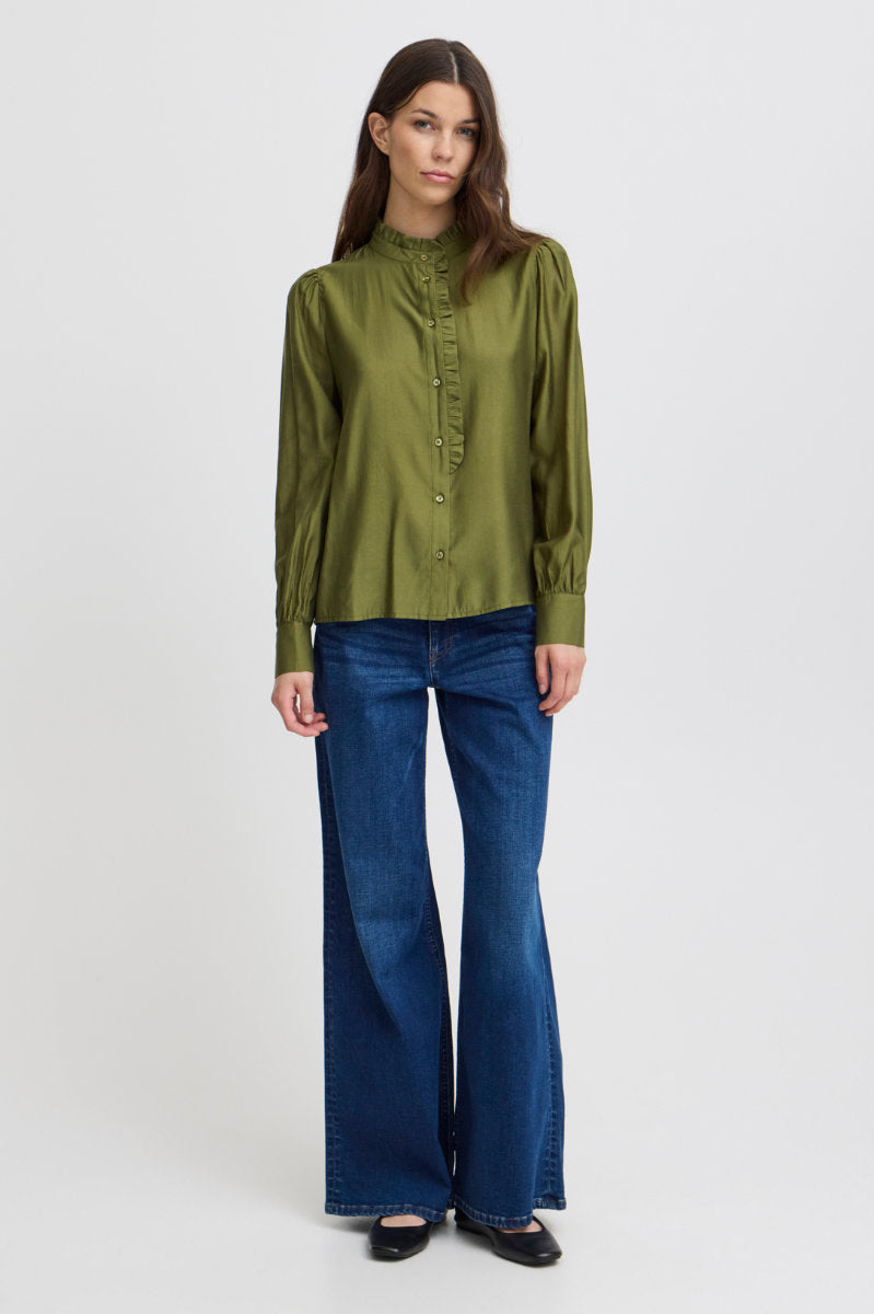 Karlani blouse, kiwi