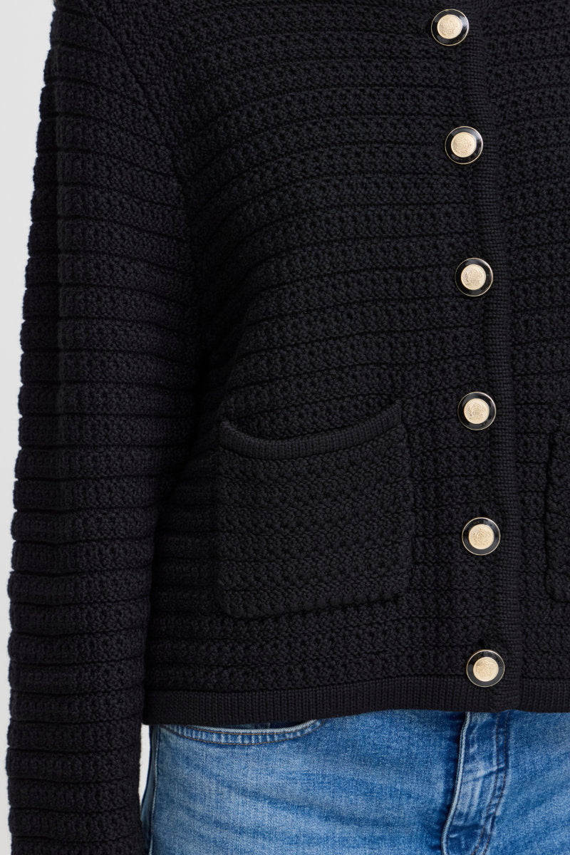 Beccas cardigan, black