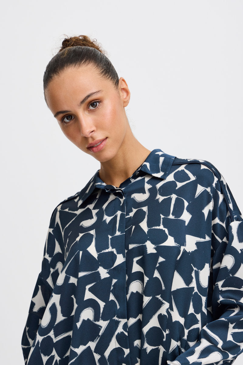 Graphi shirt, navy