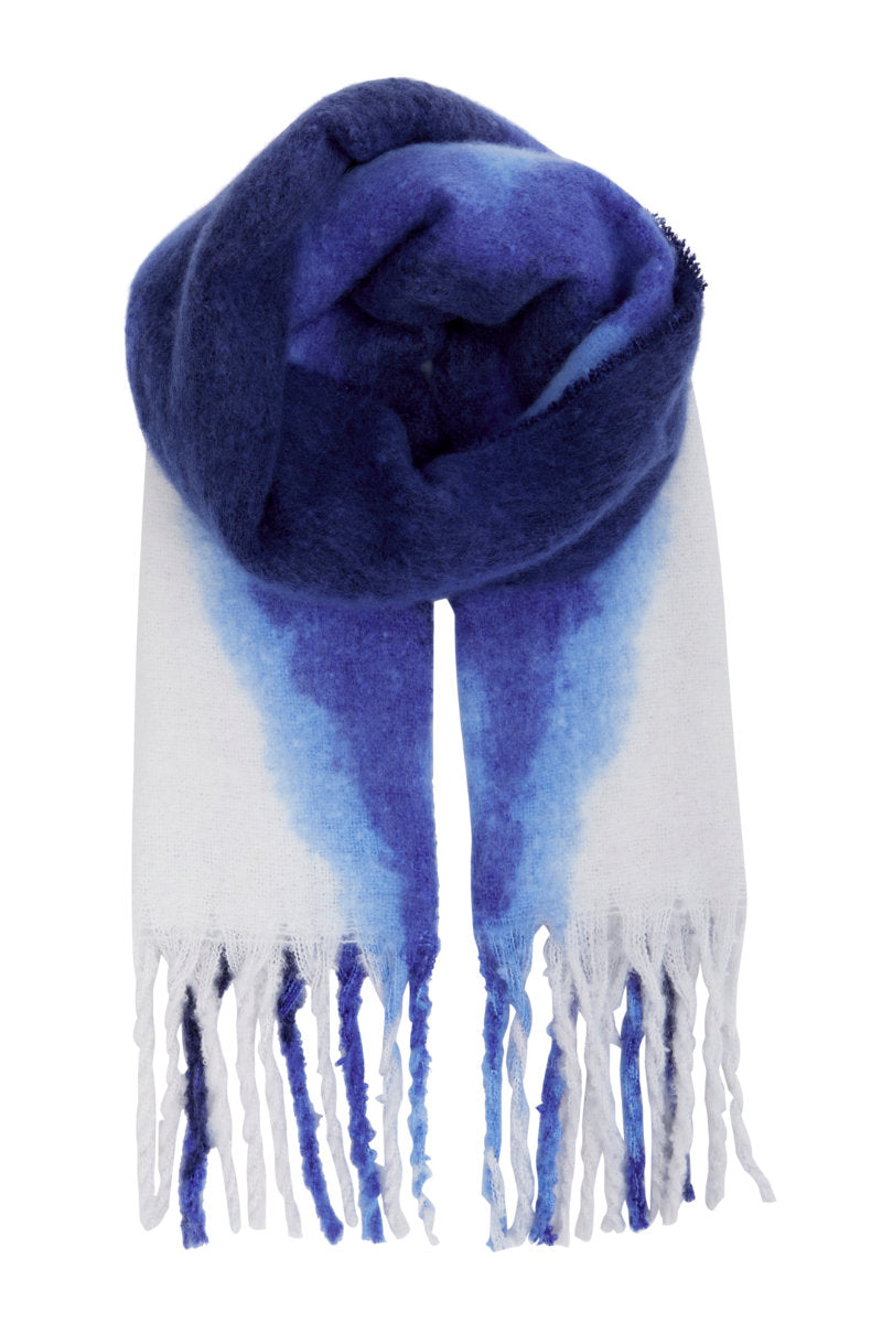 Siema scarf, blue ombre