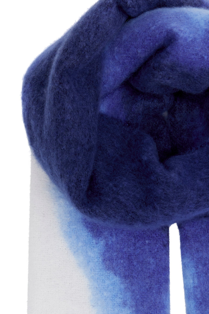 Siema scarf, blue ombre