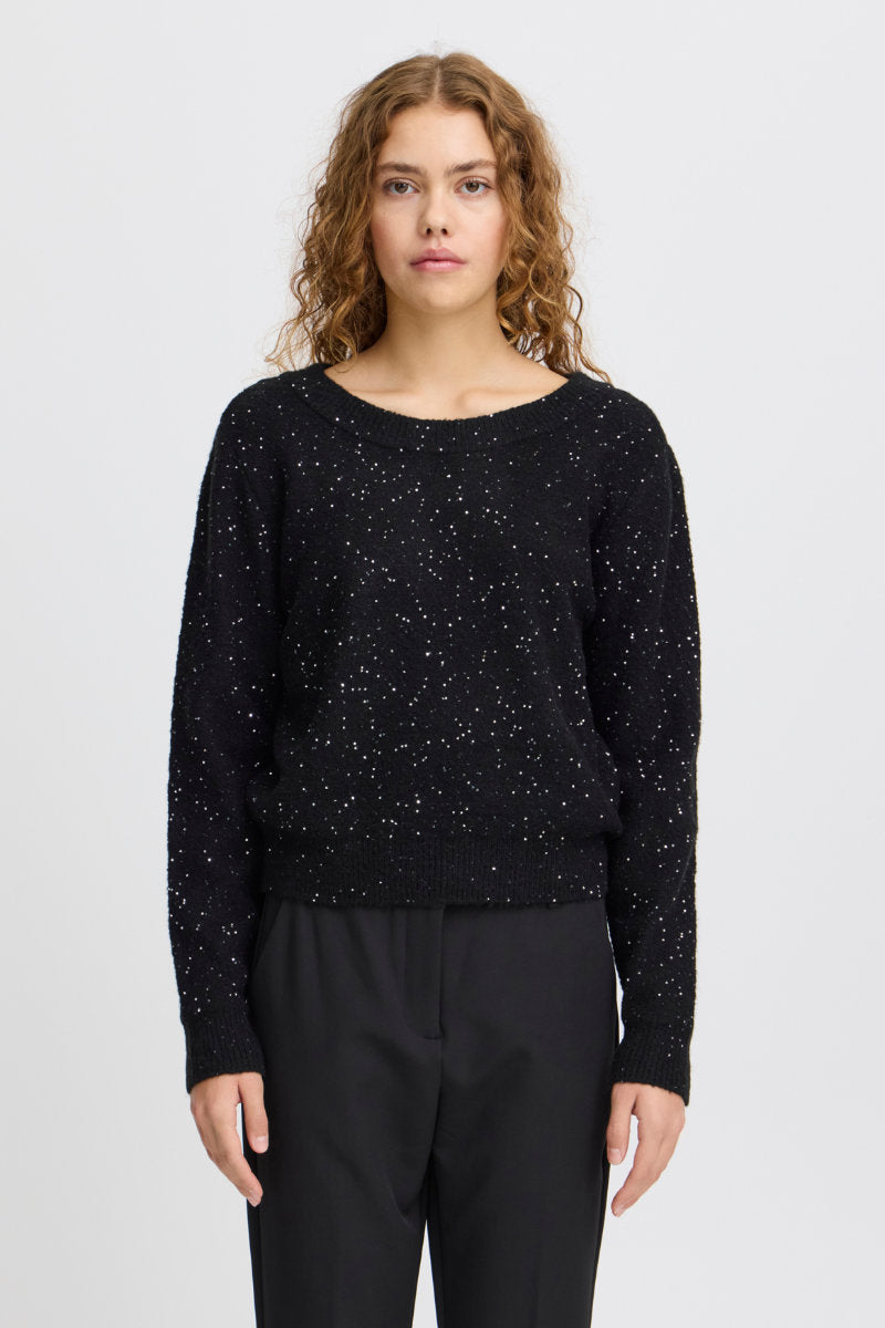 Annlie jumper, black