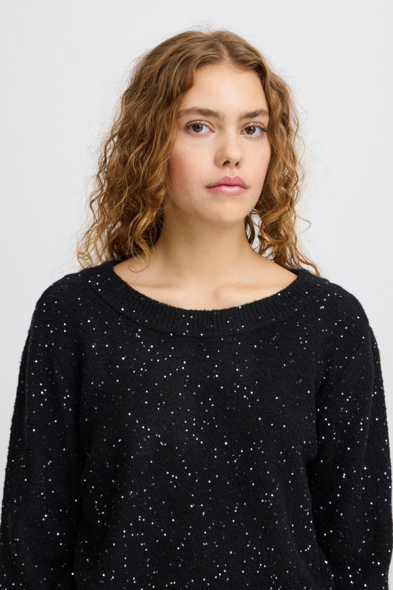 Annlie jumper, black