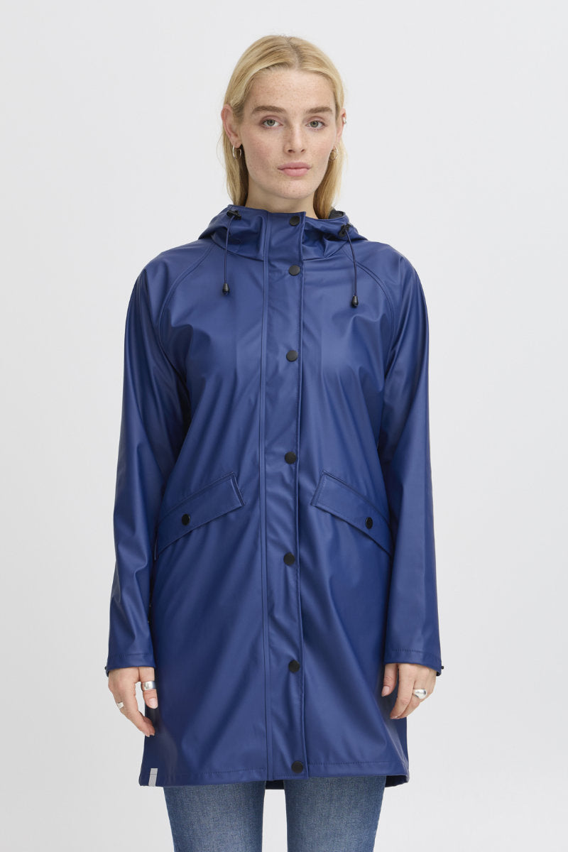 Tazi raincoat, royal blue