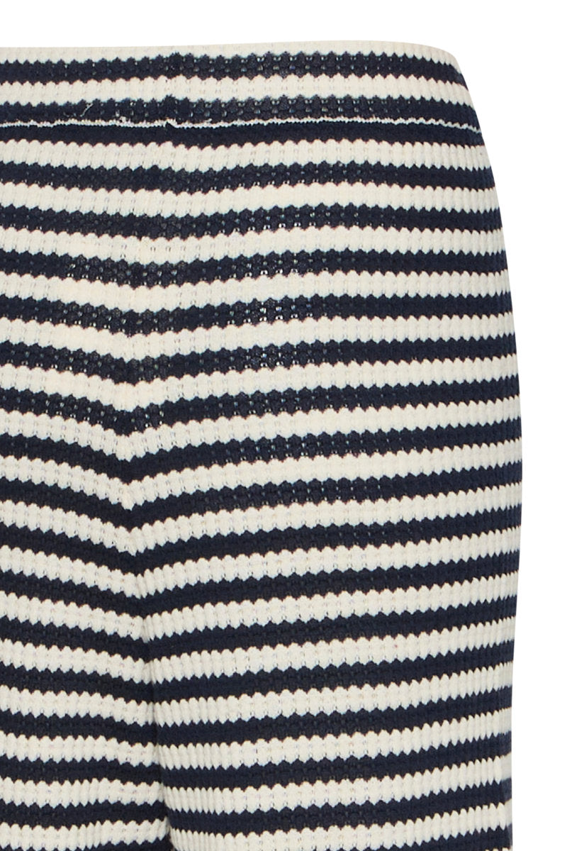 Lorianna stripe trousers, navy/ivory