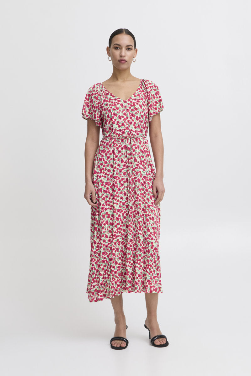 Aya dress, cherry