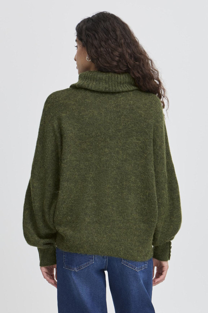 Kamara jumper, olive green
