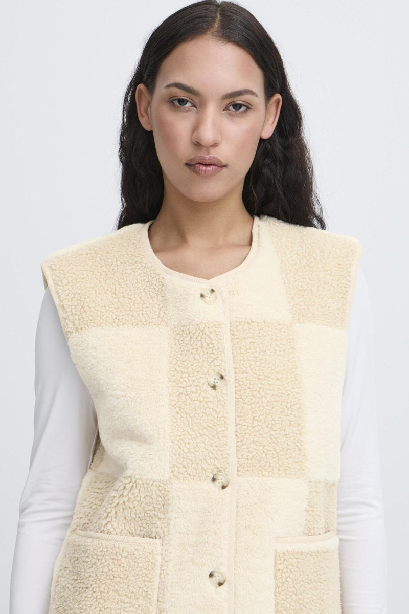 Tonza gilet, cream