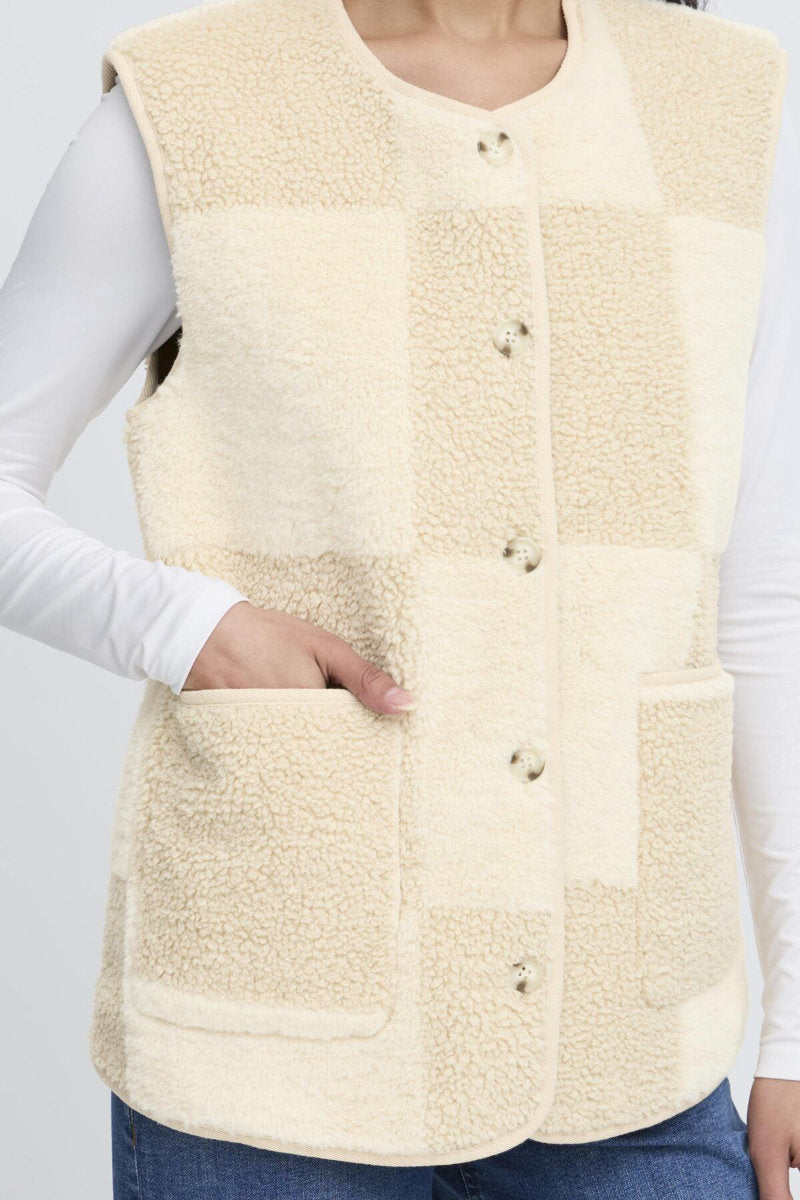 Tonza gilet, cream