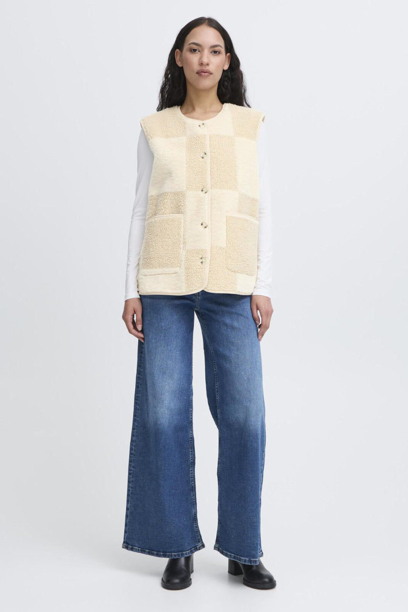 Tonza gilet, cream