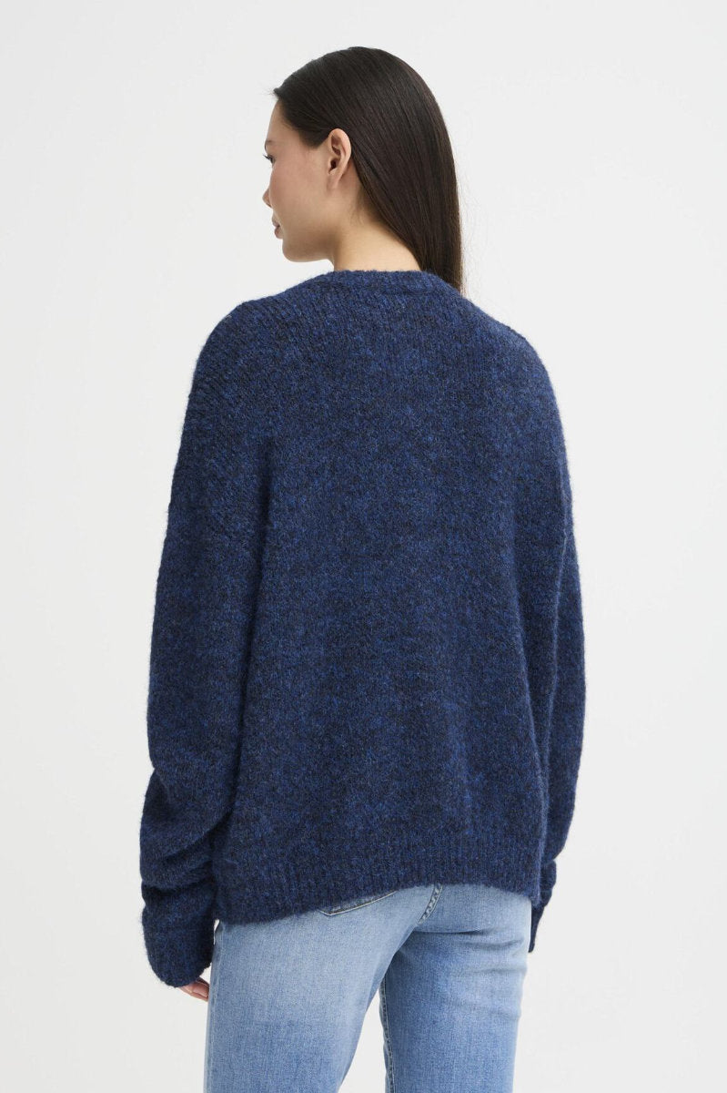 Belablue cardigan, navy mix