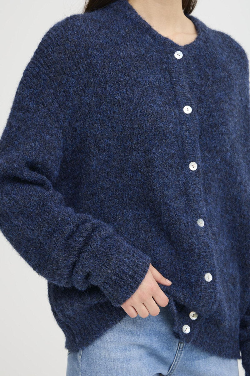 Belablue cardigan, navy mix