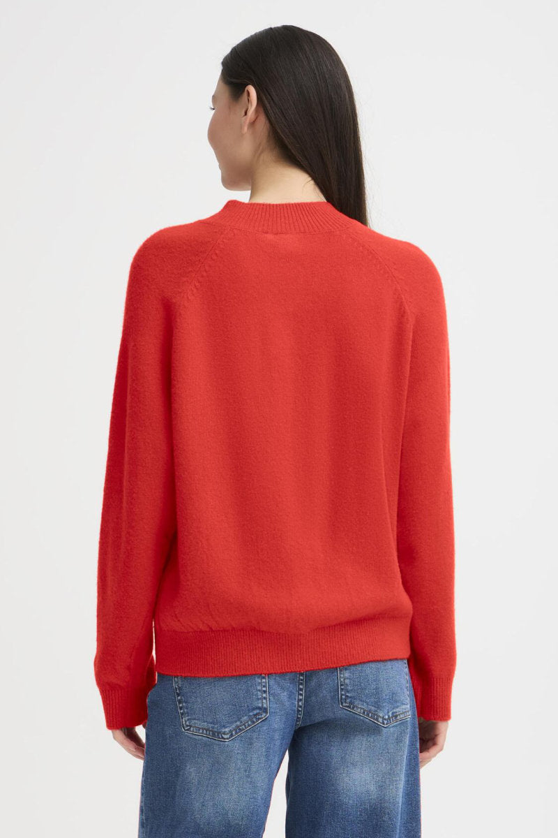 Dasila jumper, fiery red