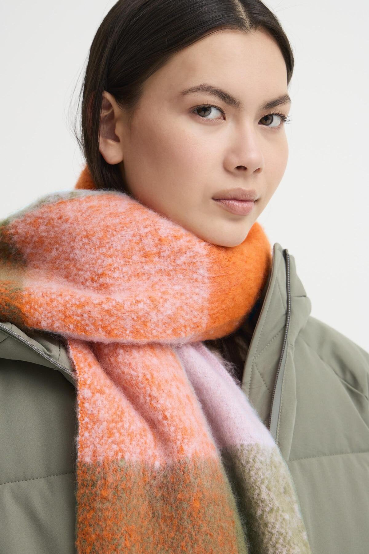 Agge scarf, tangerine