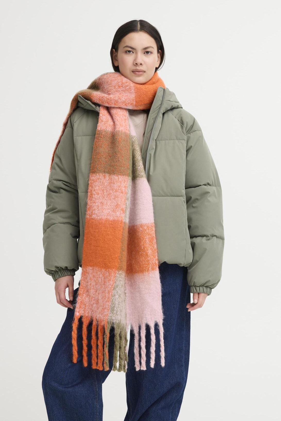 Agge scarf, tangerine