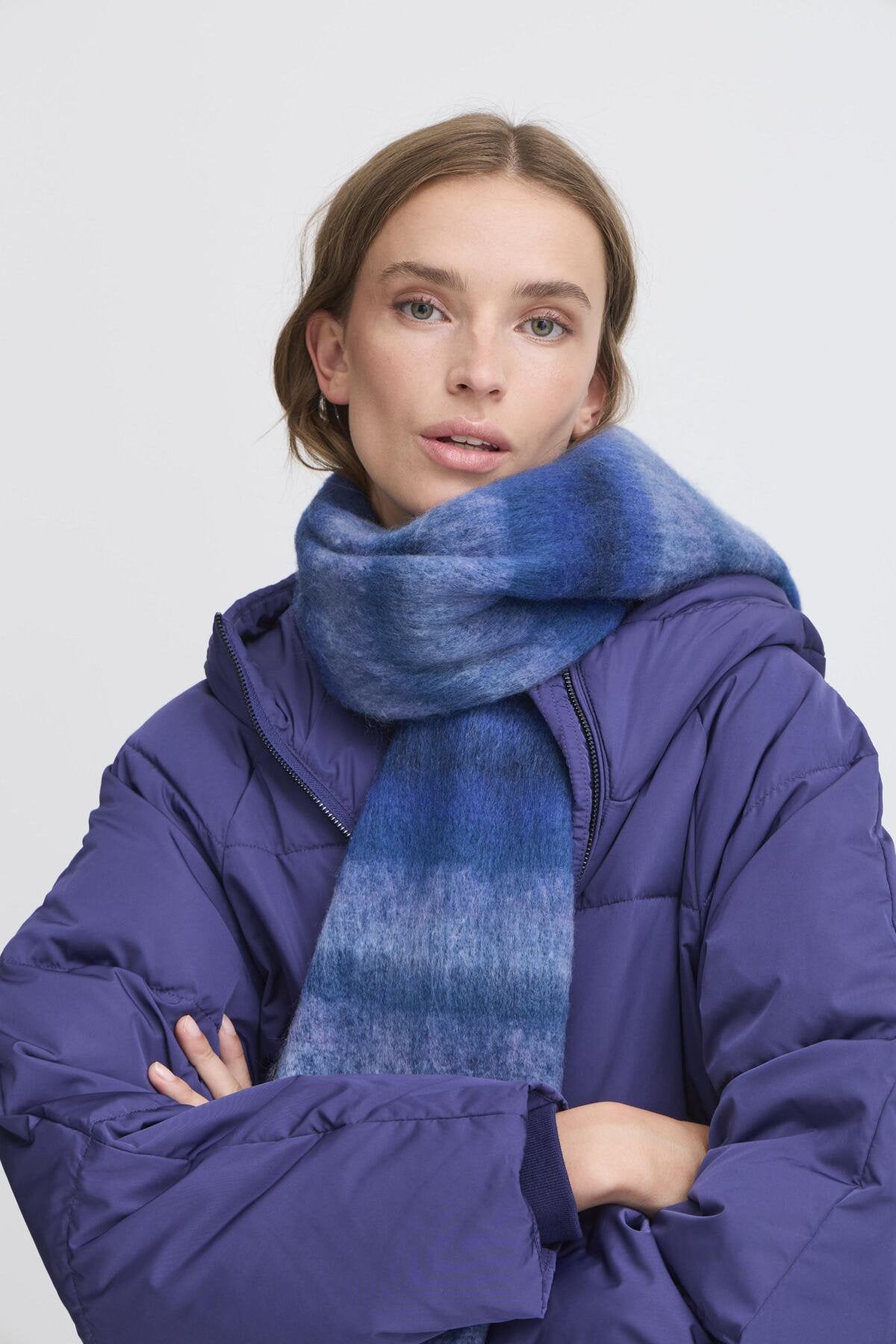 Lorni scarf, blue
