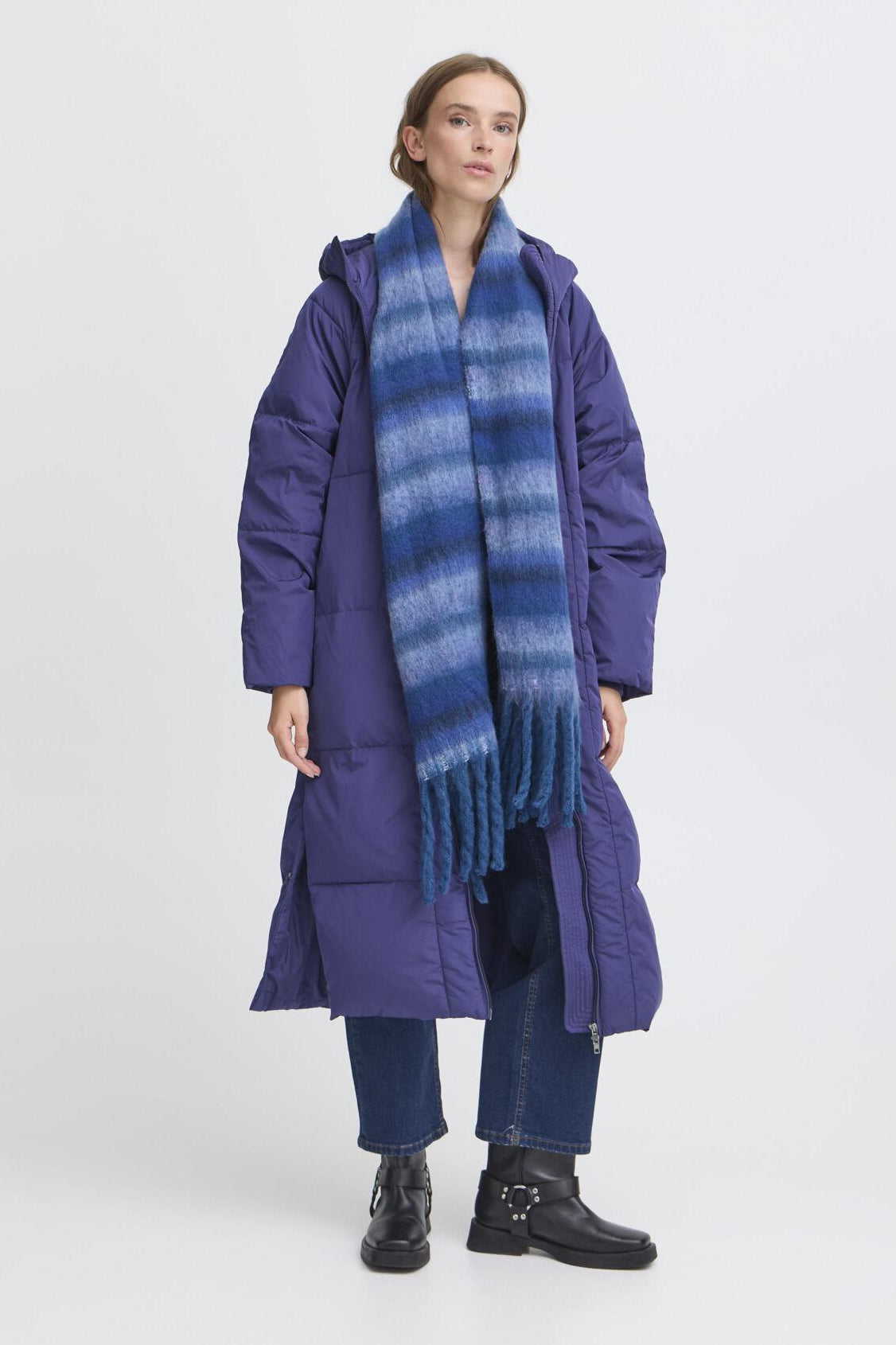Lorni scarf, blue