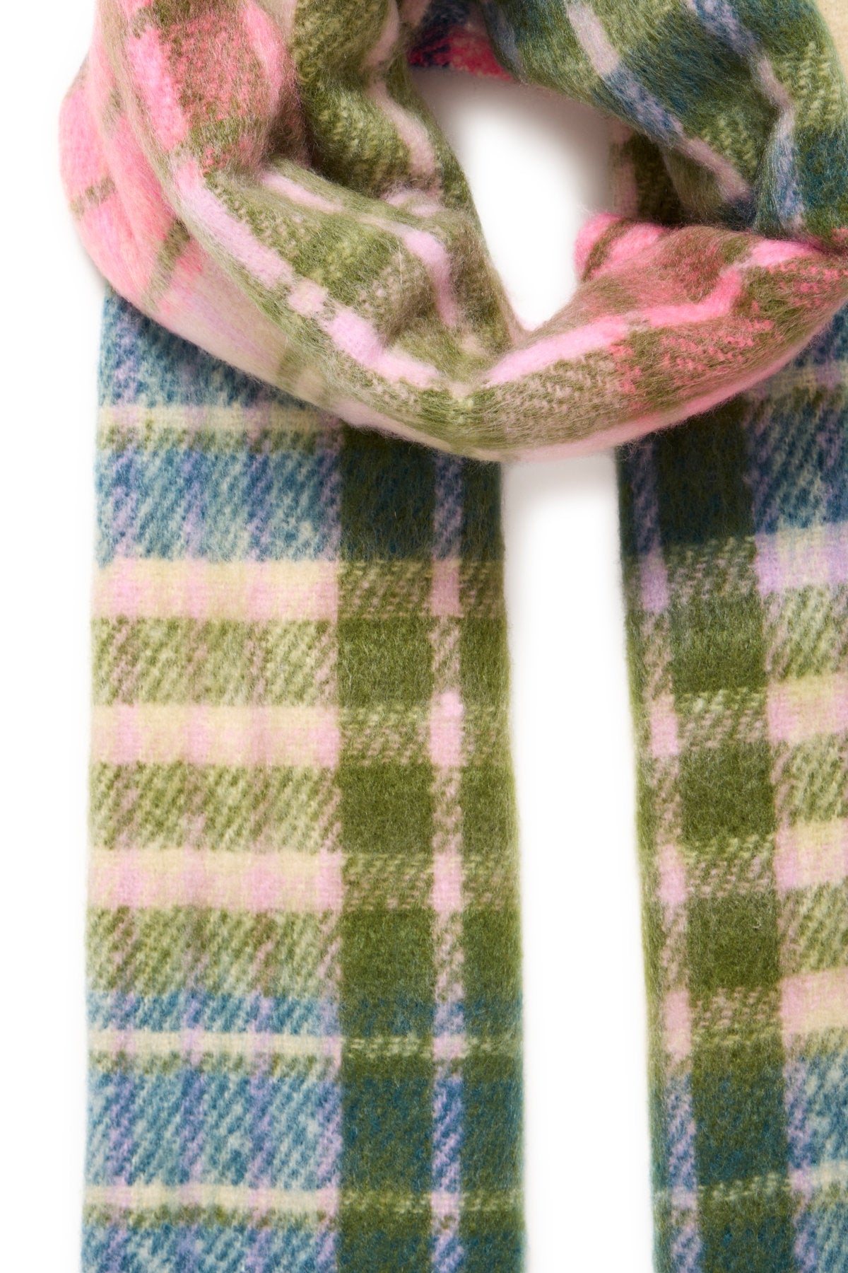 Laya scarf, pink green