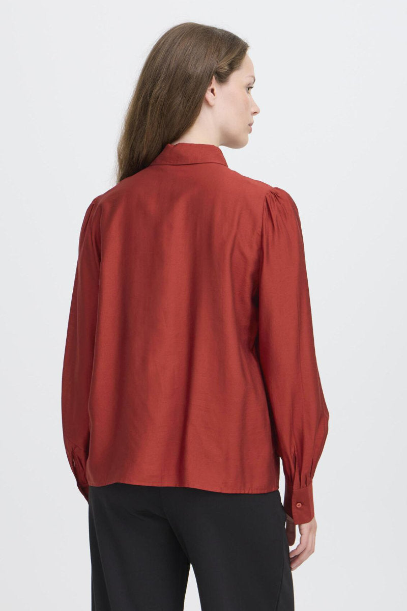Karlani shirt, redcurrant