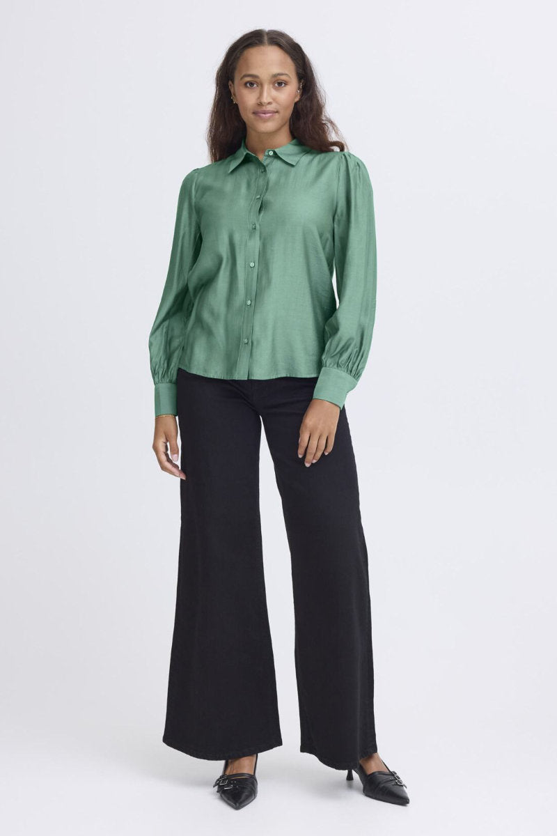 Karlani shirt, pine green