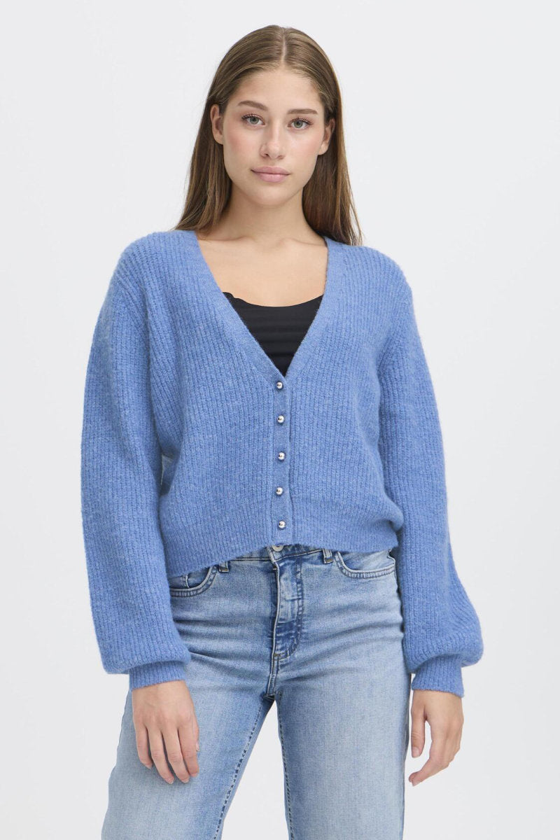 Marin cardigan, sky blue