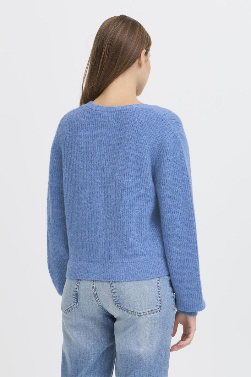 Marin cardigan, sky blue