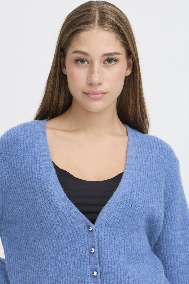 Marin cardigan, sky blue