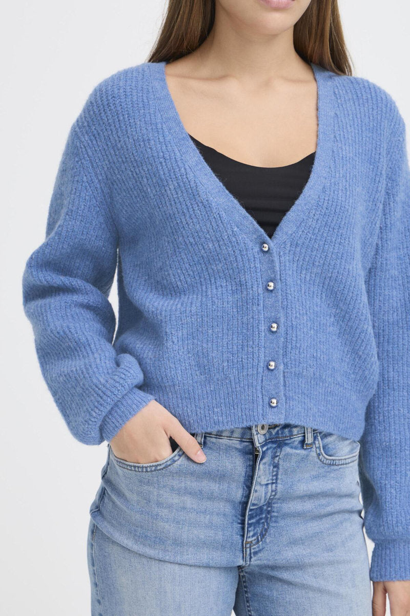 Marin cardigan, sky blue