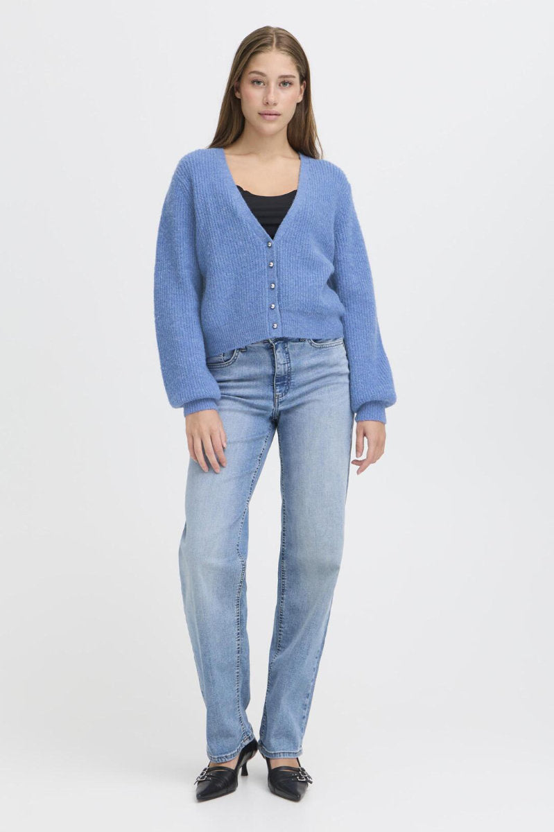 Marin cardigan, sky blue