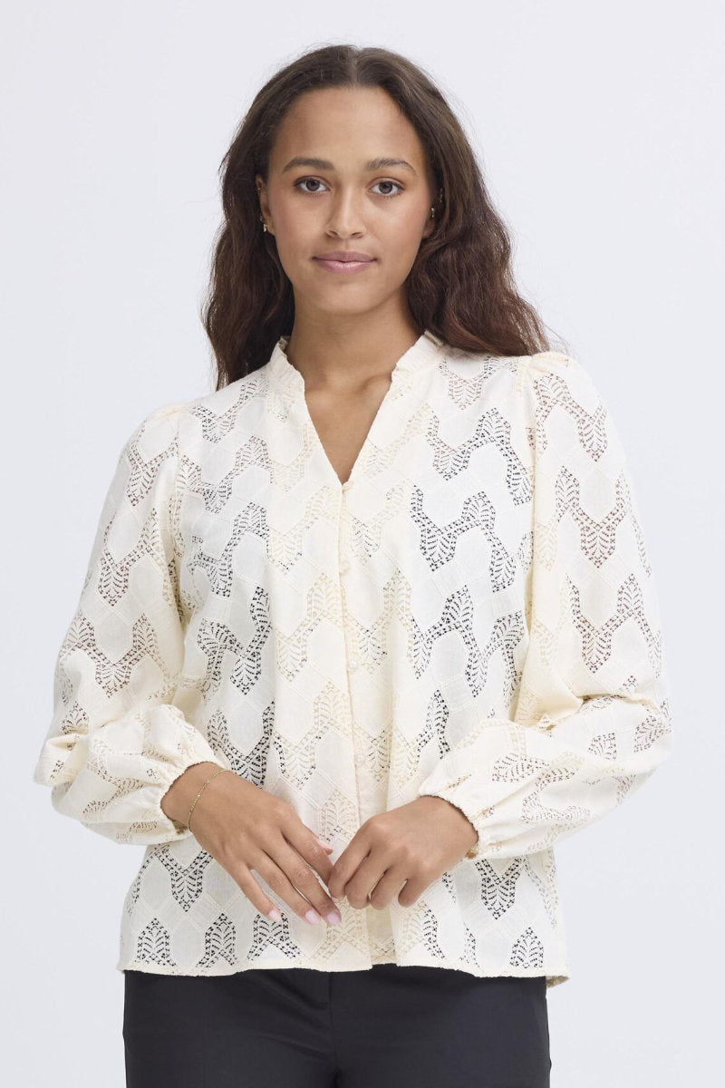 Junela shirt, cream