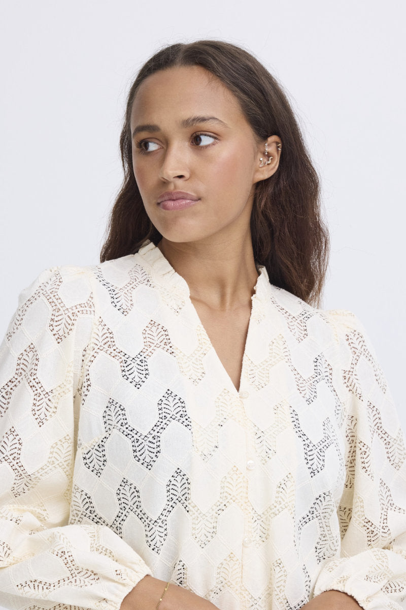 Junela shirt, cream